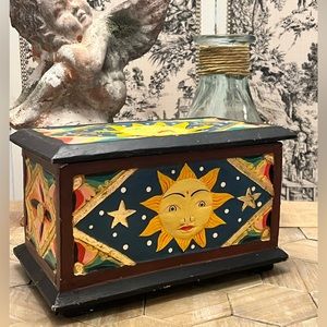 Vintage Mexican FOLK ART Treasure Box